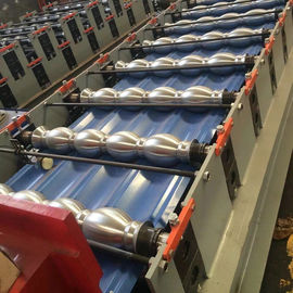 2018 new type color steel glazed tile roll forming machine PLC control automatic made in china
