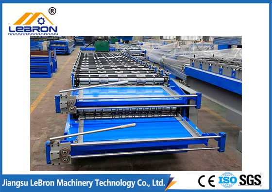 13 Rows Double Layer Roll Forming Machine IBR Corrugated Sheet PLC Control