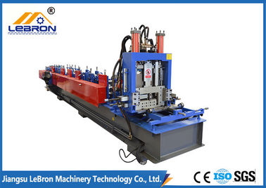 CNC Kontrol Otomatik C Aşık Rulo Şekillendirme Makinesi Hidrolik Kesme 10-15m / dak